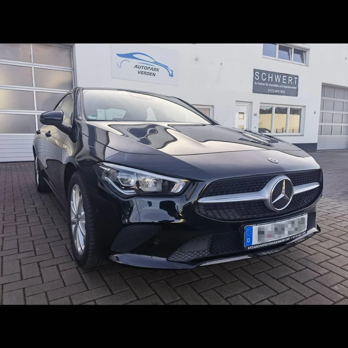 Unfallinstandsetzung · Mercedes CLA bei Autopark Verden – Nachher